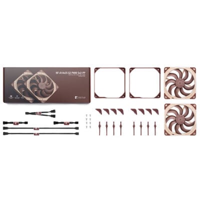 noctua  NF-A14X25-G2-PWM-SX2-PP (140mm ブラウン 2個パック) 