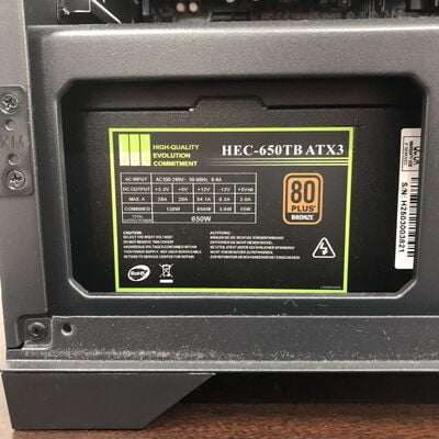 【福山ココローズ店】中古  LEVEL&infin;　ILeDEi-M1A6-R75F-RKSXM(Ryzen 5 7500F/32GB/SSD512GB/RTX5060/W11H) 5090001026 