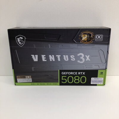 【津ラッツ店】中古  MSI GeForce RTX 5080 16G VENTUS 3X OC(RTX5080 16G) 176532 