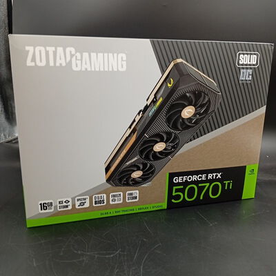 【大須店】中古  ZOTAC GAMING GeForce RTX 5070 Ti SOLID OC ZT-B50710J-10P [PCIExp 16GB] 3120022800 