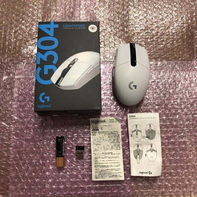 【宮崎恒久店】中古  Logicool G304 WH (LIGHTSPEED ワイヤレスゲーミングマウス ホワイト) 5160001031 