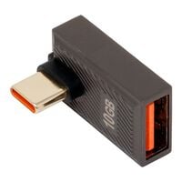 AINEX  U32CA-LFADT2 (USB3.2Gen2変換アダプタ Cオス - Aメス 横L型フラット) 