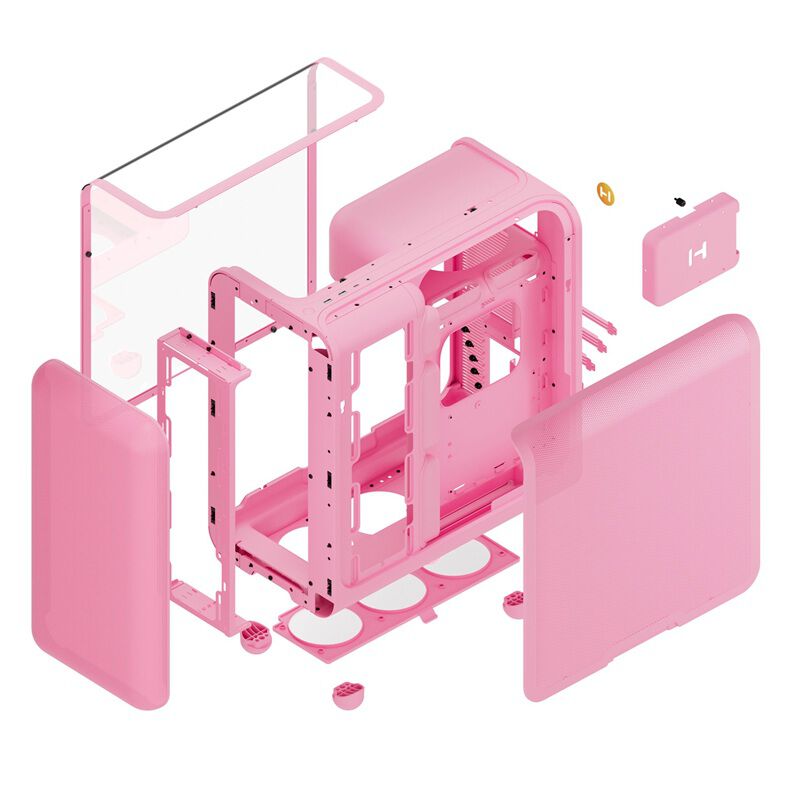 HYTE X50 Strawberry Milk (E-ATX ガラス) ｜ パソコン通販のドスパラ
