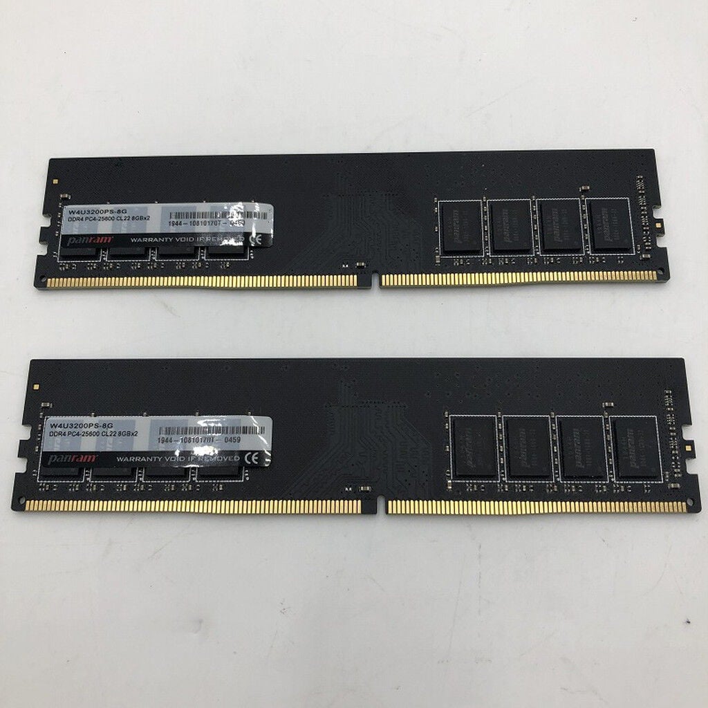 値下げ DDR4 3200 16GB (8GB x 2) メモリー ドスパラ 中古 8GB 2枚組(合計16GB) PC4-25600/DDR4-3200 デスクトップ用 190923