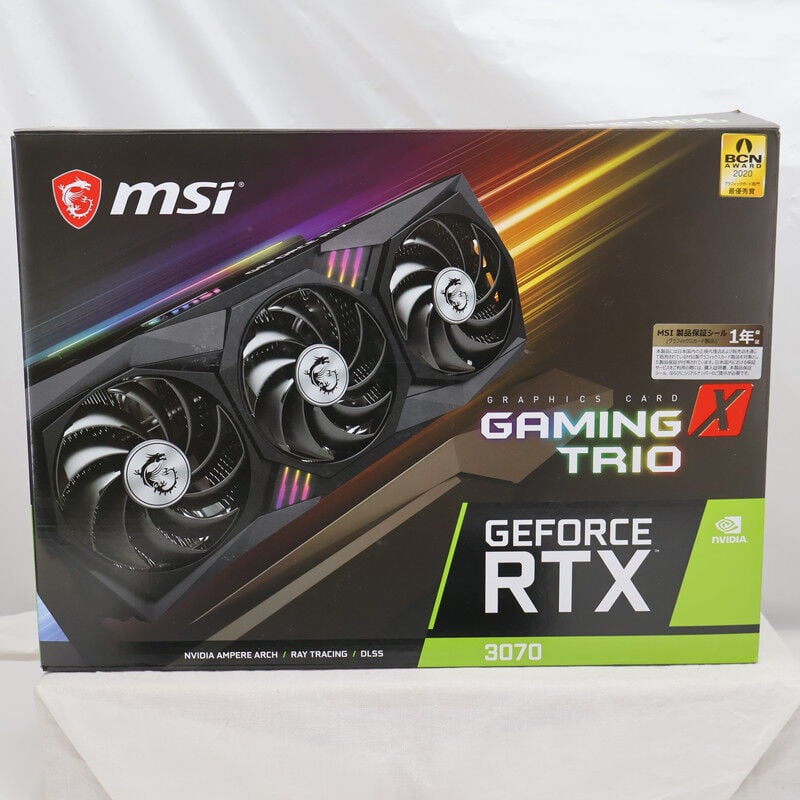 中古 MSI GeForce RTX 3070 GAMING X TRIO (RTX3070 8G) 143901