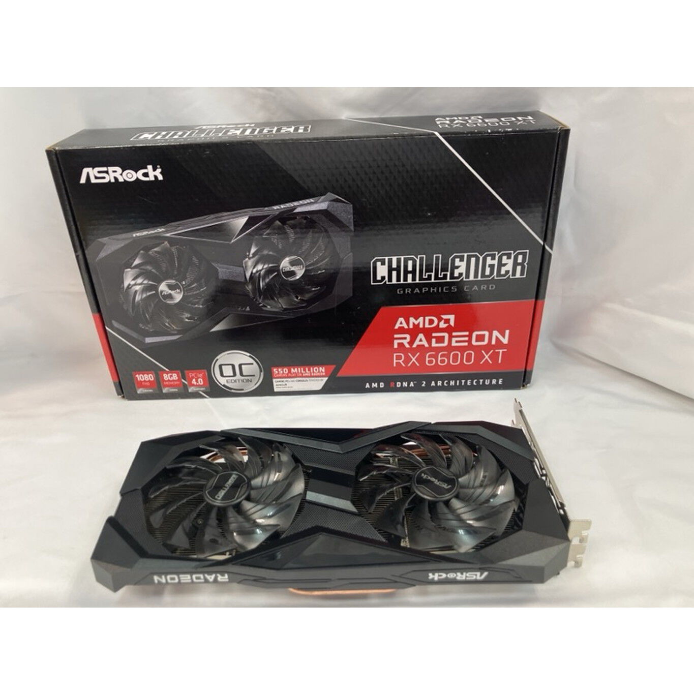 中古 ASRock Radeon RX6600XT Challenger CLD 8GB OC (RX6600XT 8GB
