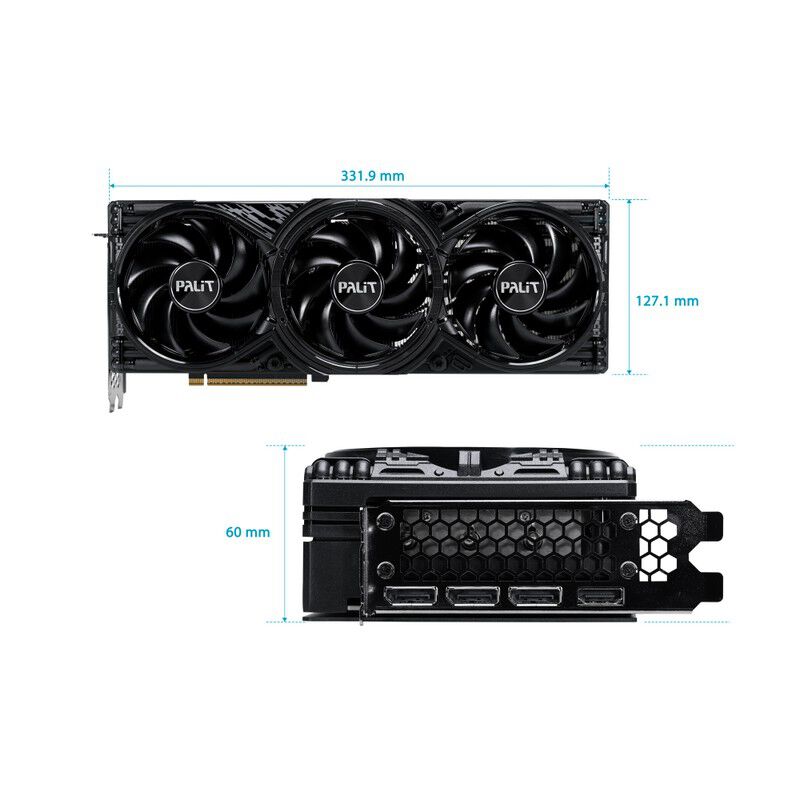 Palit NE75080S19T2-GB2031A (GeForce RTX 5080 GamingPro OC 16GB