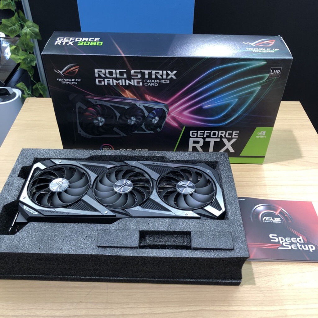 中古 ASUS ROG-STRIX-RTX3080-O10G-V2-GAMING (RTX3080 10GB) 195869