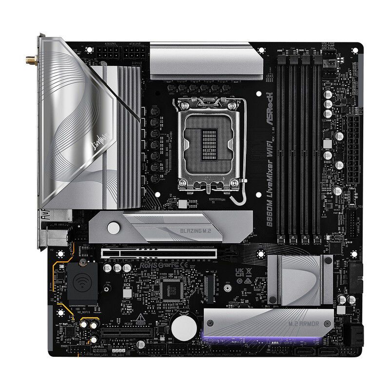 ASRock B860M LiveMixer WiFi マザーボード Amazon.com: ASRock B860M Live Mixer WiFi 6E Intel Core Ultra