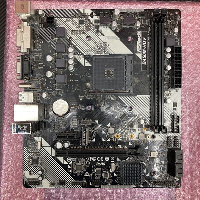 【富士青葉店】中古  ASRock B450M-HDV (B450 AM4 mATX DDR4) 137908 