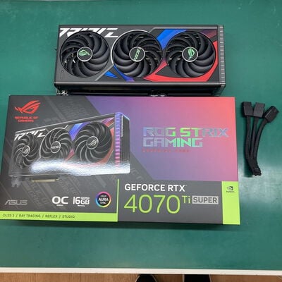 【浦添城間店(沖縄)】中古  ASUS ROG-STRIX-RTX4070TIS-O16G-GAMING (RTX4070Ti SUPER 16GB) 164241 
