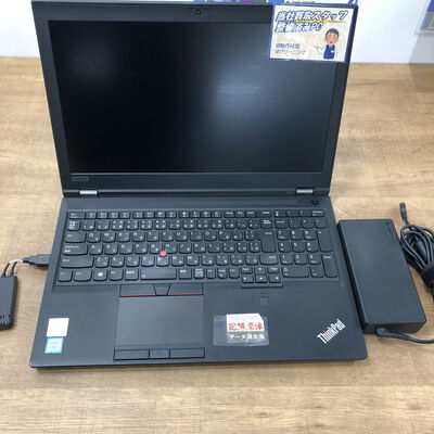 【宮崎恒久店】中古  Lenovo ThinkPad P52　20MAS12700 (Core i7 8750H/16GB/SSD512GB/-/NVIDIA Quadro P1000 4GB/15.6ｲﾝﾁ/1920x1080/Wi-Fi/WEBCAM/W11H64) 176658 