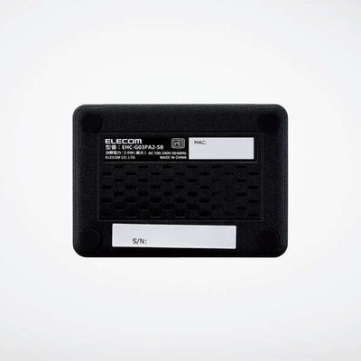 エレコム  EHC-G03PA2-SB (スイッチングハブ 3ポート ブラック) 