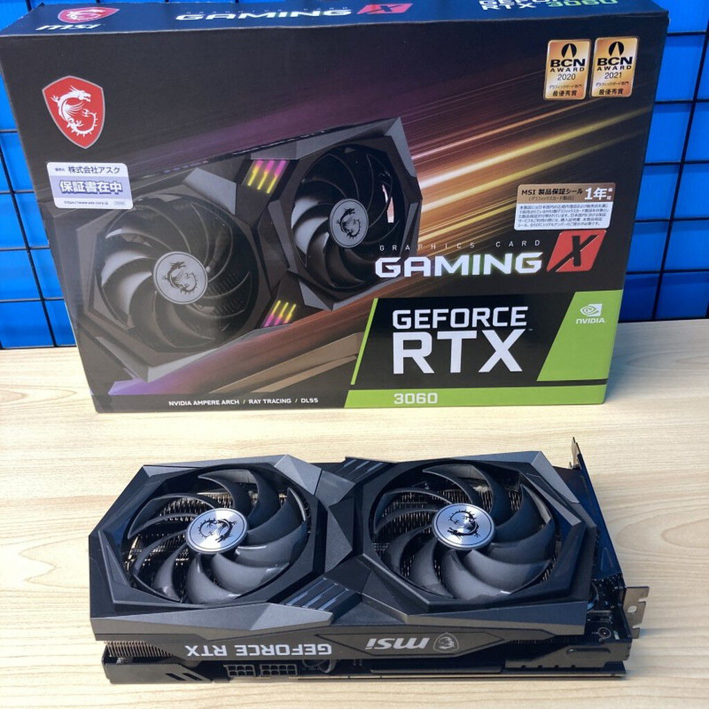 中古 MSI GeForce RTX 3060 GAMING X 12G (RTX3060 12GB) 144776