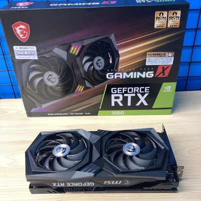 【博多店】中古  MSI GeForce RTX 3060 GAMING X 12G (RTX3060 12GB) 144776 