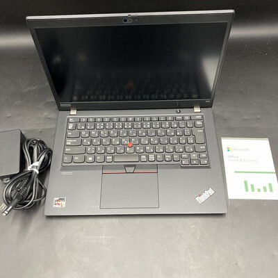 【熊本浜線店】中古  LENOVO ThinkPad X13 (AMD Ryzen 5 Pro 4650U 2.10GHz/32GB/SSD256GB/-/オンボード/13.3/1920x1080/Wi-Fi/WEBCAM/W11P/Microsoft Office Home and Business 2024) 184183 
