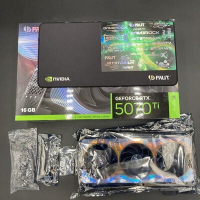 【熊本浜線店】中古  Palit NE7507TH19T2-GB2030G (RTX5070Ti GameRock OC 16GB) 176553 