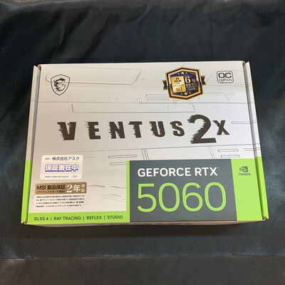 【横浜駅前店】中古  MSI GeForce RTX 5060 8G VENTUS 2X OC WHITE 188977 