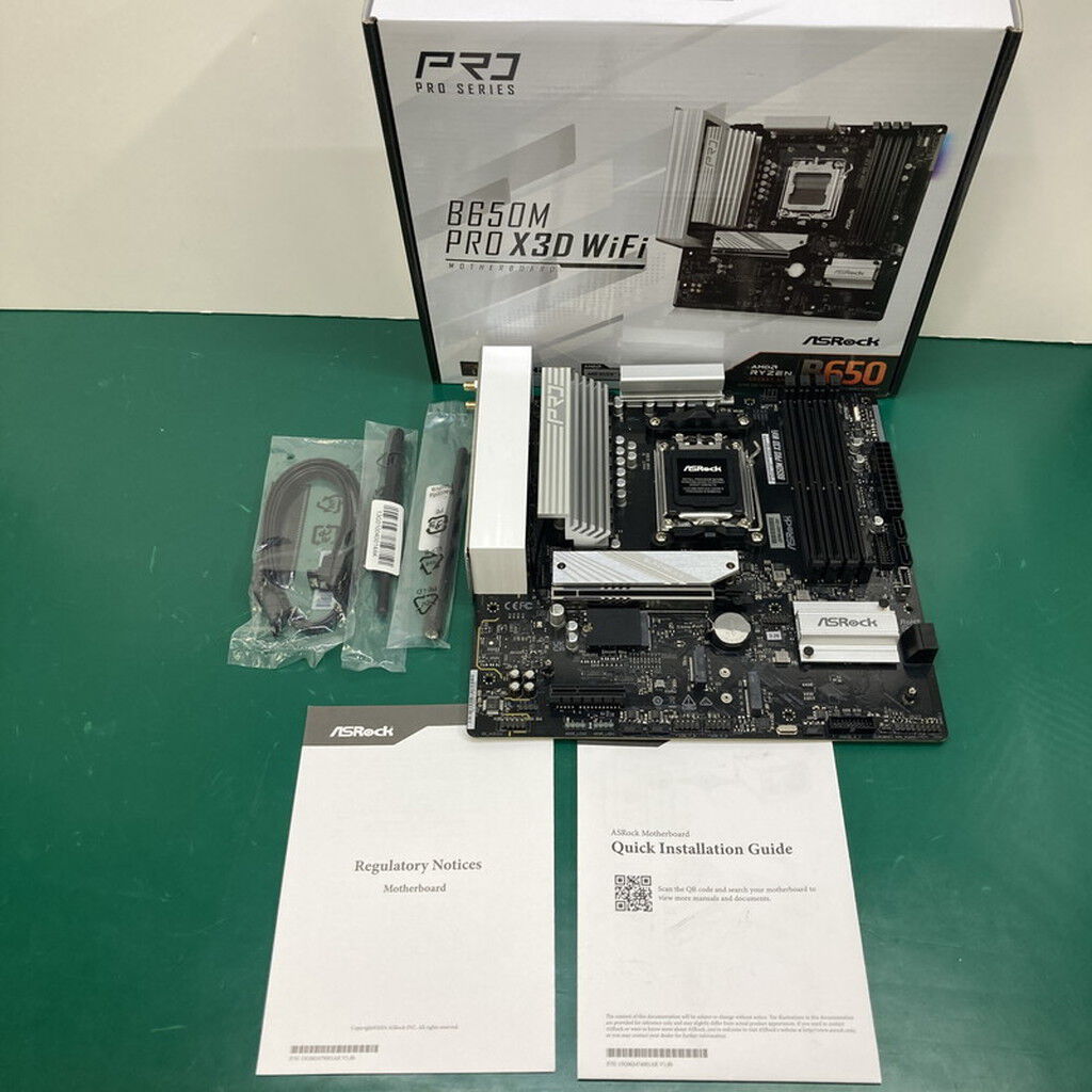 中古 ASRock B650M Pro X3D WiFi (B650 AM5 mATX DDR5