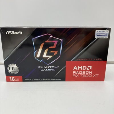 【福井日之出店】中古  ASRock RX7800XT PG 16GO RX7800XT Phantom GamingOC (RX7800XT 16GB) 162733 