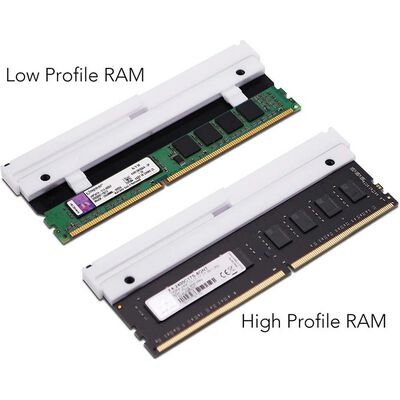 EZDIY  RAM Heatsink V1-Black-2 Pack EZDPI061-2-A (メモリ用ヒートシンク 2個入 ブラック) 