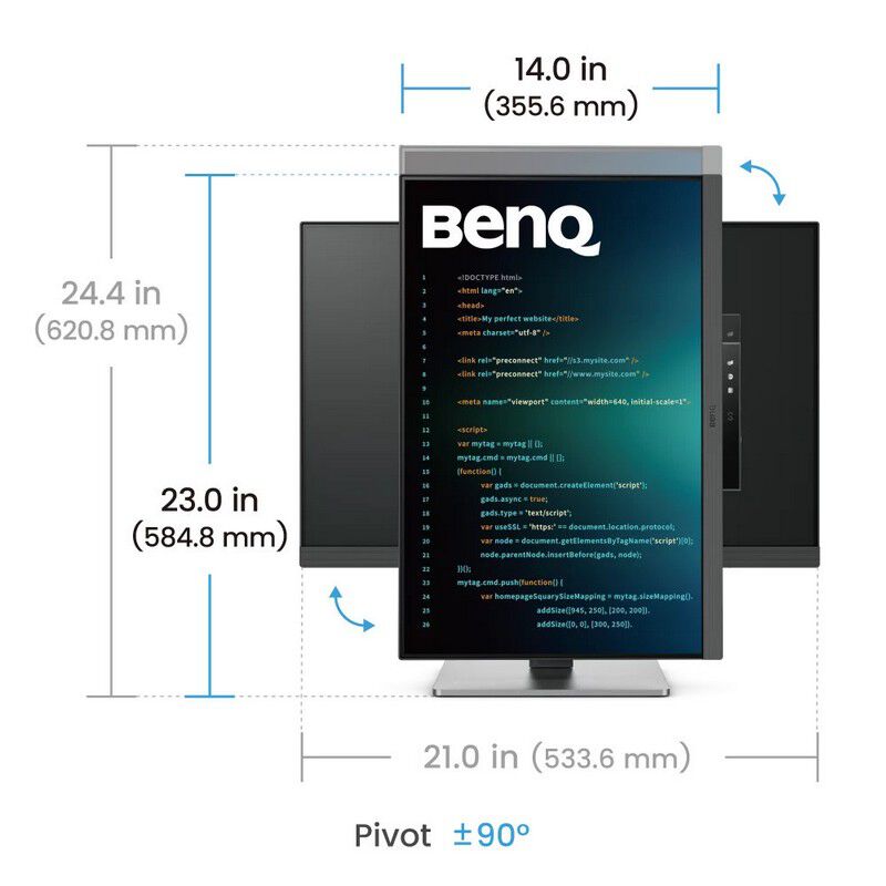 BenQ RD240Q-JP (24.1インチワイド 液晶モニター) ｜ パソコン通販の