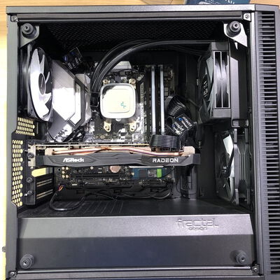 【甲府飯田店】中古  自作パソコン(Ryzen 7 5700X3D/16GB/SSD1TB+1TB/RX6700XT) 4720001458【8/14価格改定!】 