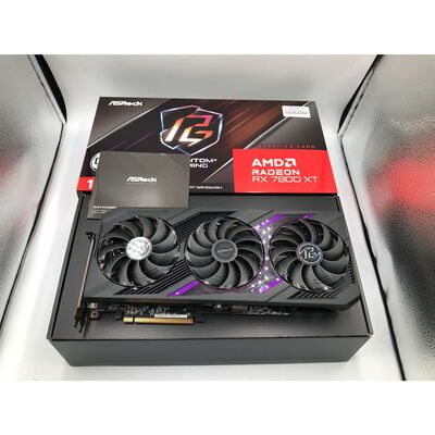 【水戸赤塚店】中古  ASRock RX7800XT PG 16GO RX7800XT Phantom GamingOC (RX7800XT 16GB) 162733 
