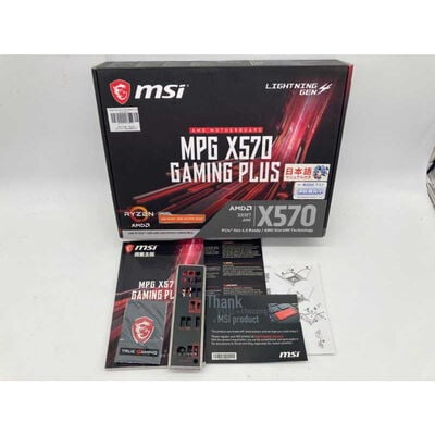 【郡山安積店】中古  MSI MPG X570 GAMING PLUS (X570 AM4 ATX DDR4) 140050 
