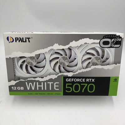 【盛岡都南店】中古  Palit NE75070U19K9-GB2050W (RTX5070 12GB WHITE OC) 188946 