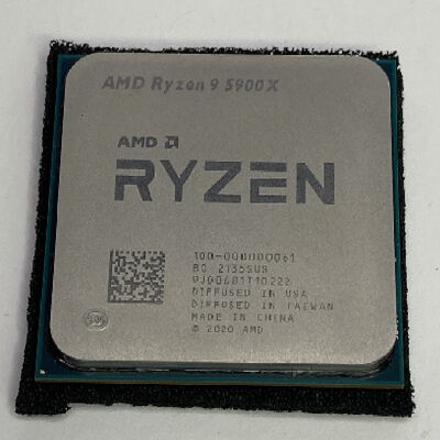 【札幌店】中古  AMD Ryzen 9 5900X (AM4/3.7/70M/C12/T24/105W) 143914 