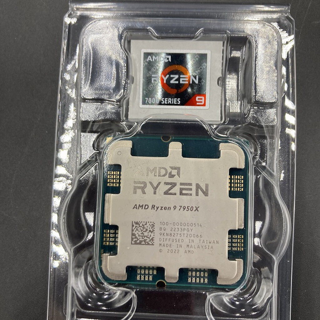 中古 AMD Ryzen 9 7950X (AM5/4.5GHz/80M/C16/T32/170W 152461