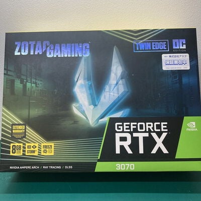 【浦添城間店(沖縄)】中古  ZOTAC ZOTAC GAMING GeForce RTX 3070 Twin Edge OC ZT-A30700H-10P（RTX3070 8GB） 3480038342 