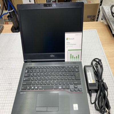 【盛岡都南店】中古  FUJITSU LIFEBOOK U7410 (INTEL Core i5 10310U 1.7GHz/16GB/SSD256GB/-/オンボード/14/1366x768/Wi-Fi/WEBCAM/W11H64/Microsoft Office Home and Business 2024付) 180536 