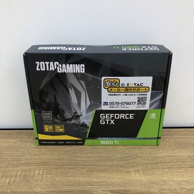 【津ラッツ店】中古  ZOTAC ZT-T16610F-10L (GTX1660Ti 6G GDR6 GAMING ) 139075 