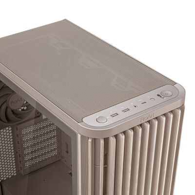 ASUS  PROART PA401 WOOD TG PWM BEIGE (ATX ガラス ベージュ)