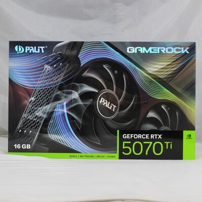【通販センター】中古  Palit NE7507T019T2-GB2030G (RTX5070Ti GameRock) 3480034082 