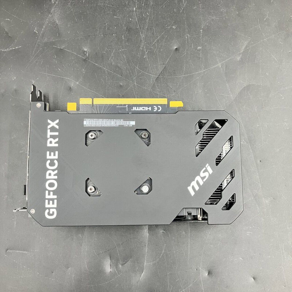 動作確認済み!MSIGeForceRTX4060VENTUS2X BLAC８ＧＢ 中古 MSI GeForce RTX 4060 VENTUS 2X BLACK 8G (RTX4060 8GB) 190632