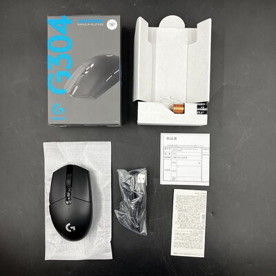 【大須店】中古  Logicool G304 (LIGHTSPEED ワイヤレスゲーミングマウス ブラック) 146969 