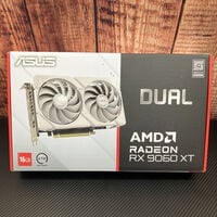 中古  ASUS DUAL-RX9060XT-16G-WHITE (RX9060XT 16G) 5070001640 