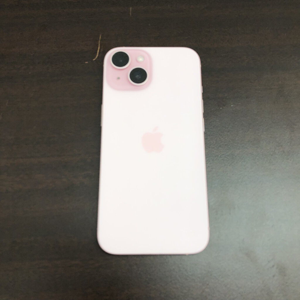 中古 【docomo版SIMフリー】Apple iPhone15 無印 128GB ピンク MTMJ3J