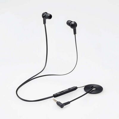エレコム  HS-EP17TBK (ヘッドセット 有線 4極&phi;3.5mm マイク ミュートスイッチ付き) 