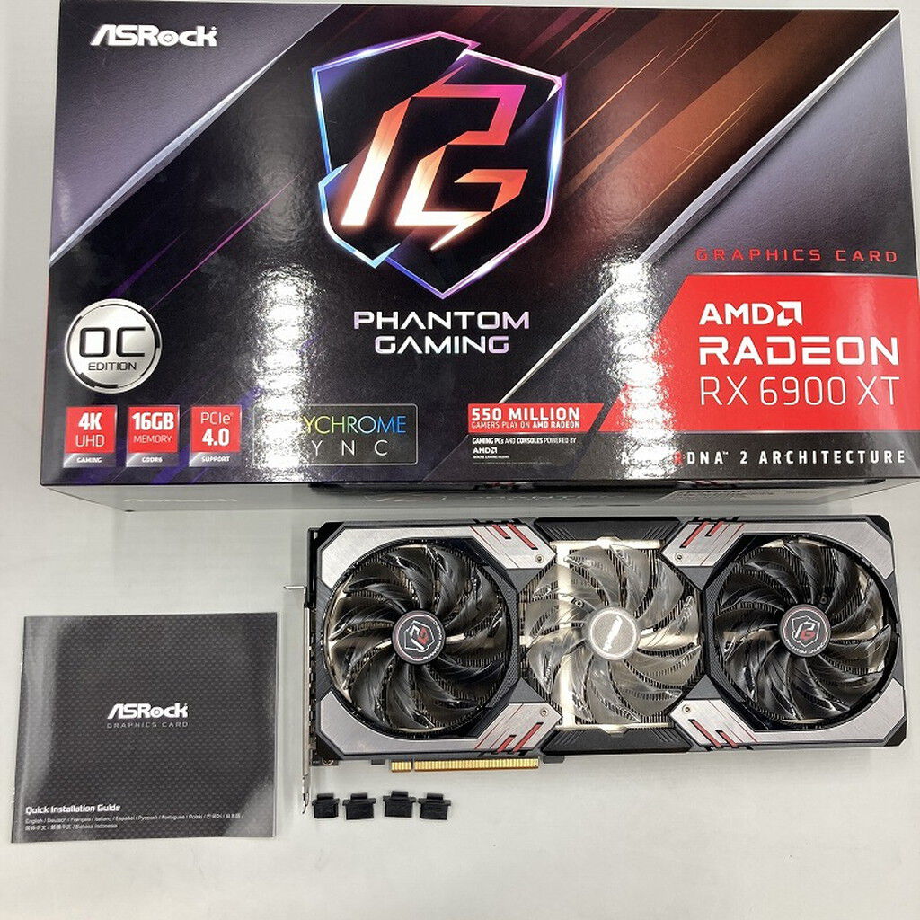 中古 ASRock RX 6900 XT Phantom Gaming D 16G OC (RX6900XT 16GB