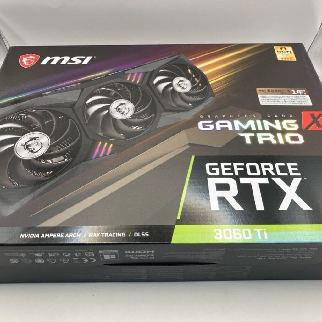 中古 MSI GeForce RTX 3060 Ti GAMING X TRIO (RTX3060Ti 8GB) 144192