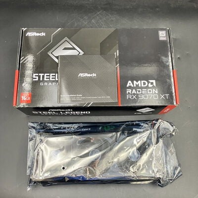 【大須店】中古  ASRock RX9070XT SLD 16G Steel Legend Dark 16GB (RX9070XT 16G) 176936 