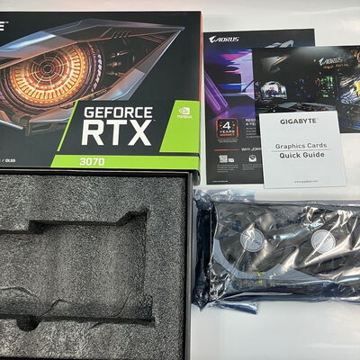 【仙台店】中古  GIGABYTE GV-N3070GAMING OC-8GD (RTX3070 8G) 143899 