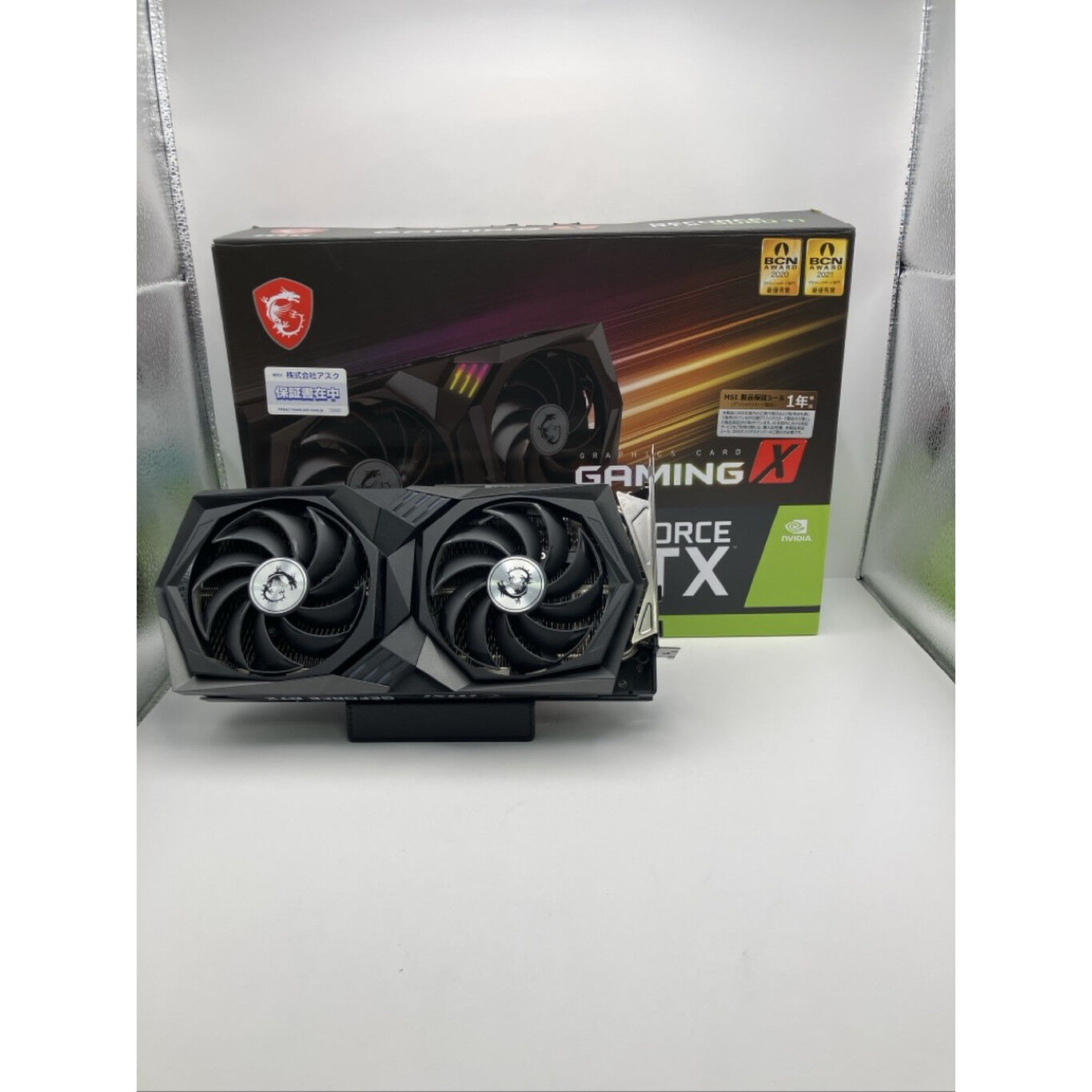 中古 MSI GeForce RTX 3060Ti GAMING X 8G LHR (RTX3060Ti 8GB