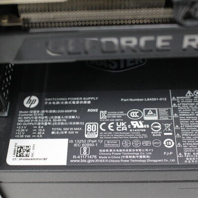 【通販センター】中古  HP OMEN 25L GT15-0765jp(Intel Core i7 12700F/64GB DDR4 (PC4)/SSD1TB/なし/NVIDIA GeForce RTX 3060 Ti 8GB/W11H64 MAR) 192071 