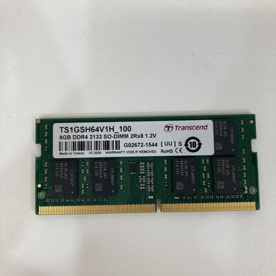 【神戸・三宮店】中古  Transcend Information TSIGSH64V1H PC4-17000 8GB ノート用 3430005933 