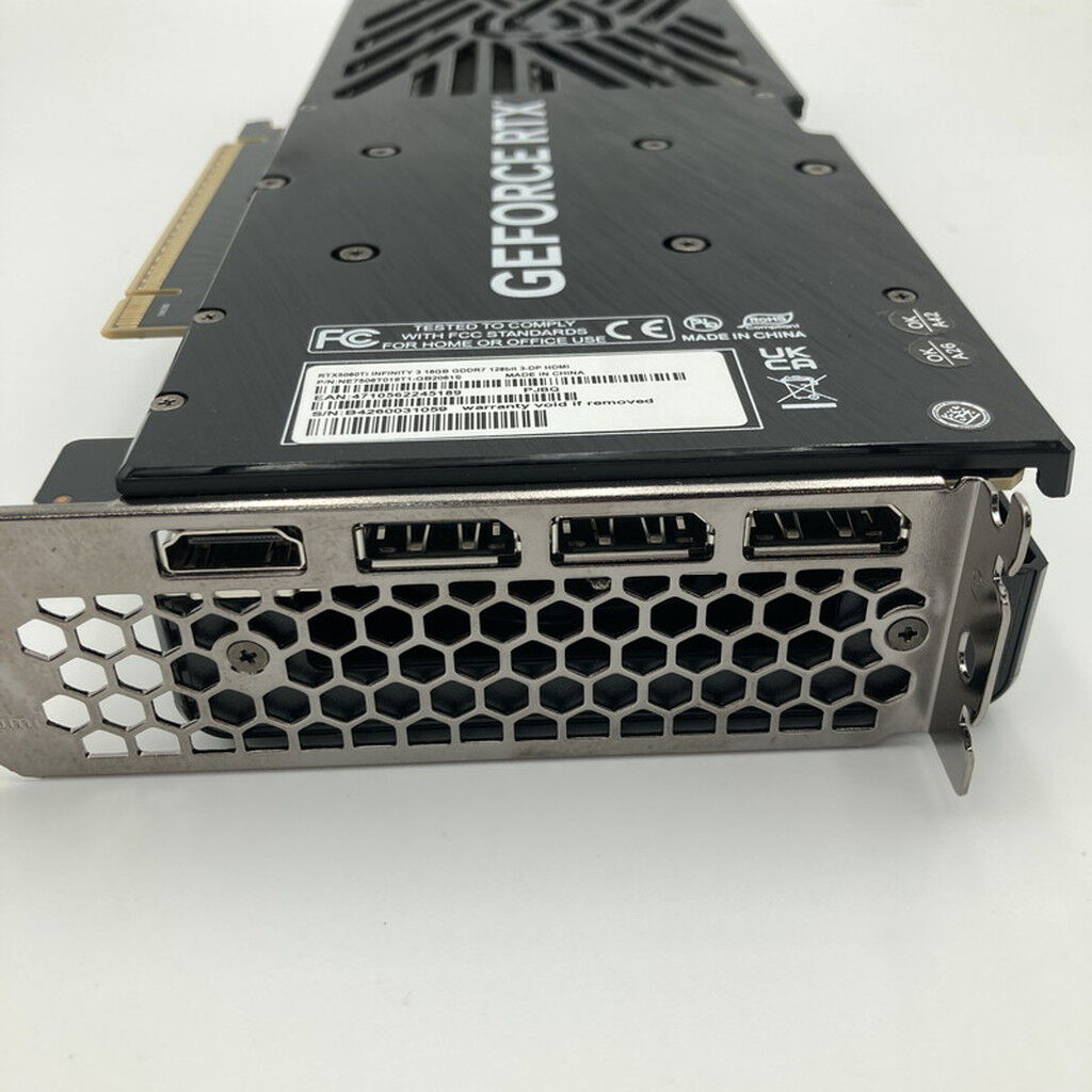 中古 Palit NE7506T019T1-GB2061S(RTX5060Ti Infinity3 16G) 178241